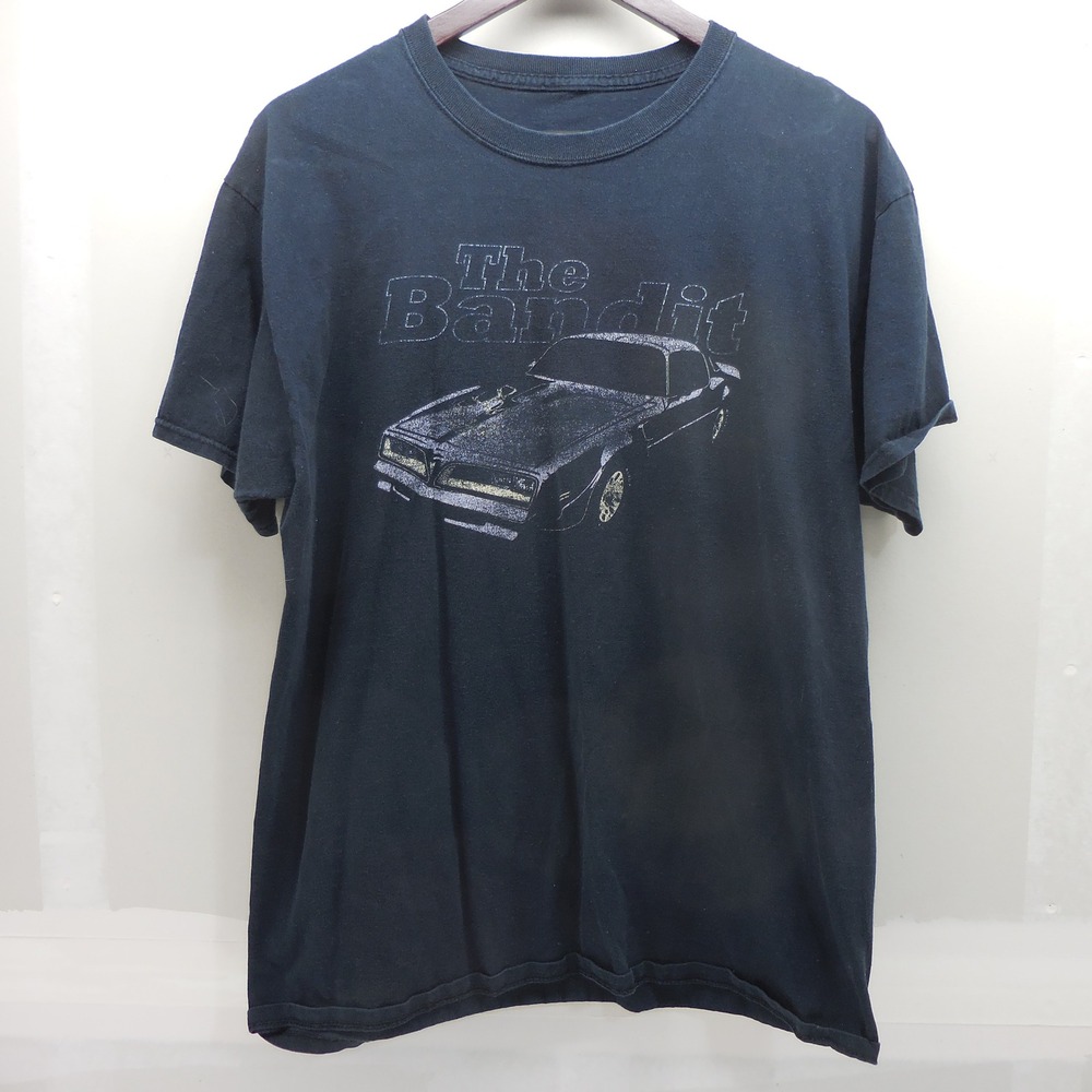 Smokey and the Bandit Trans Am Graphic T-Shirt Black Mens Large Movie Tee